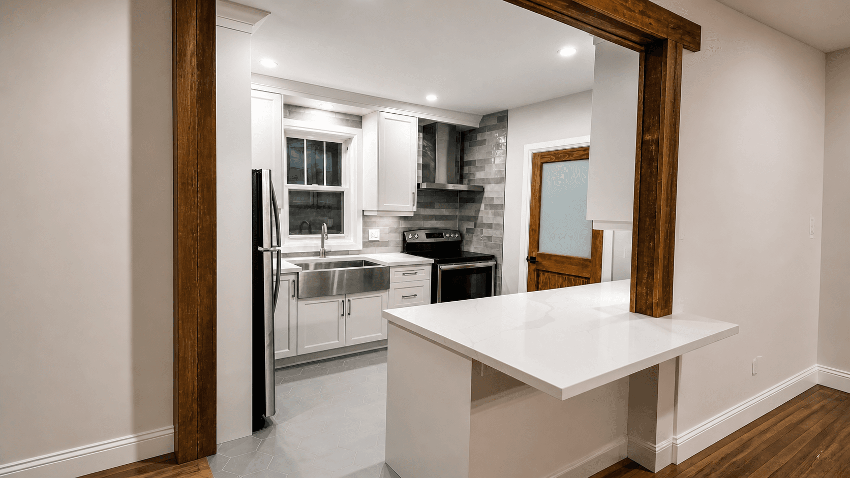 Renovations work completed by THREE-L CONTRACTING INC.